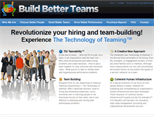 Tablet Screenshot of buildbetterteams.com